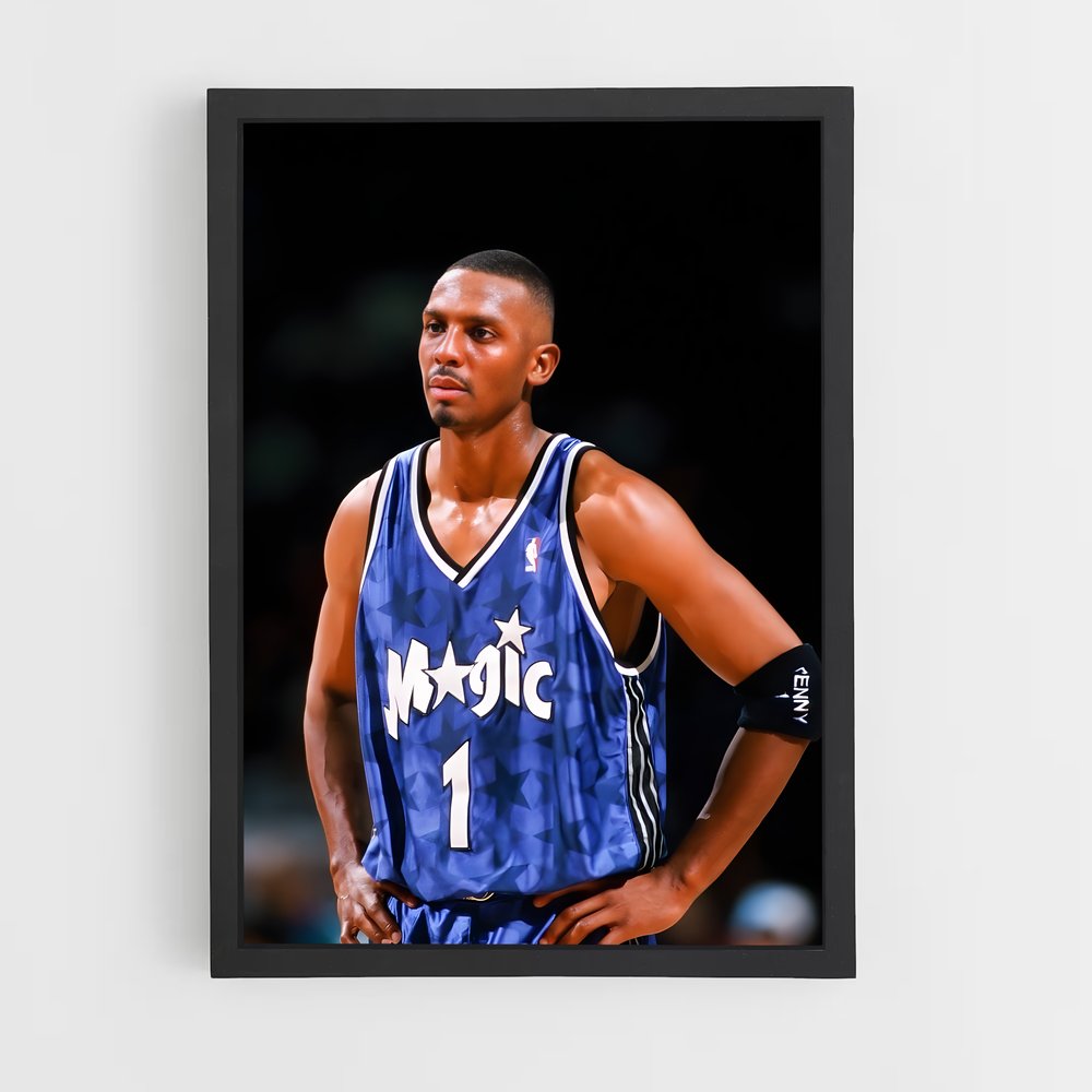 Poster Magic Blue – affiche Basketball (vue 2)